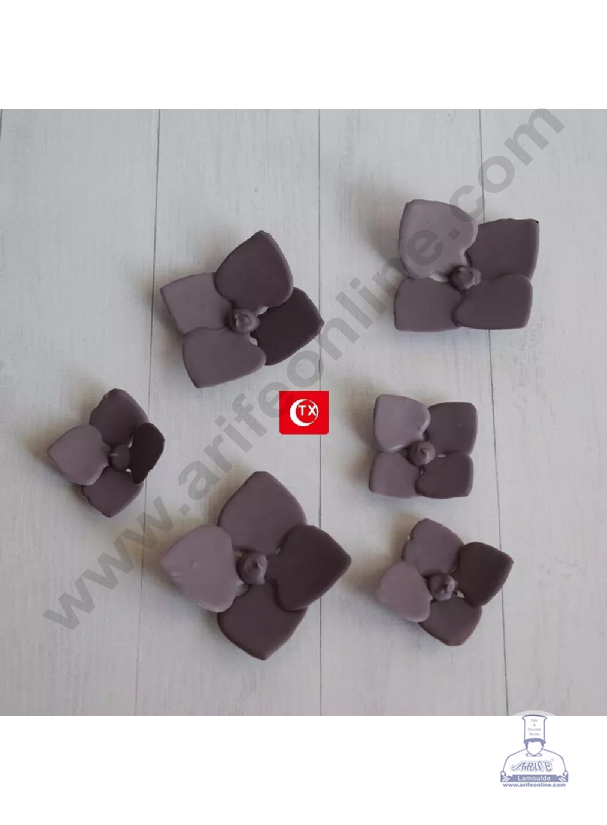 Cake Decor Flower Making Chocolate Stencil Mould - Hydrangea (SBTXF-010)