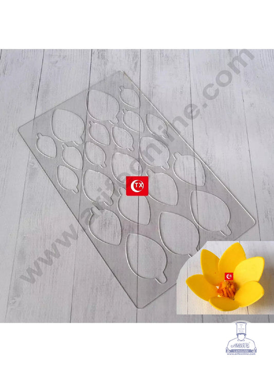 Cake Decor Flower Making Chocolate Stencil Mould - Mangolia (SBTXF-006)