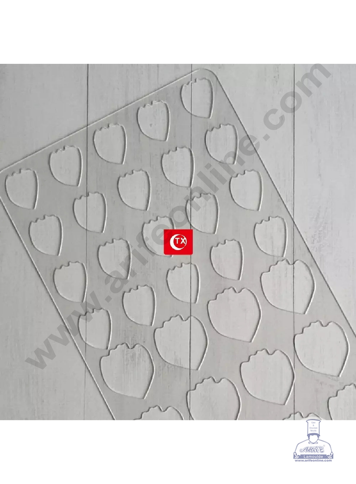 Cake Decor Flower Making Chocolate Stencil Mould - Peony (SBTXF-002)
