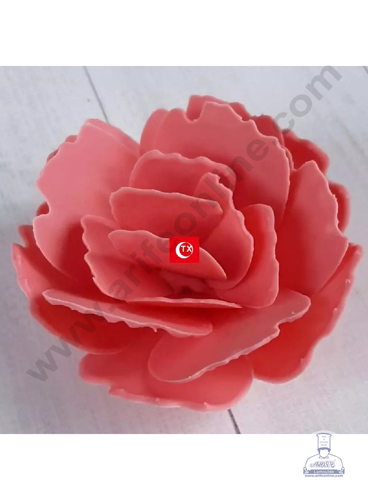 Cake Decor Flower Making Chocolate Stencil Mould - Peony (SBTXF-002)