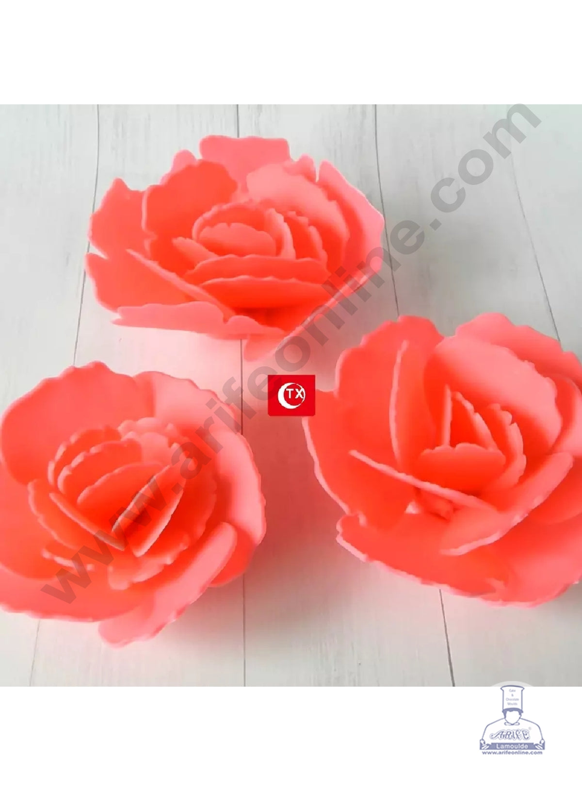 Cake Decor Flower Making Chocolate Stencil Mould - Peony (SBTXF-007)