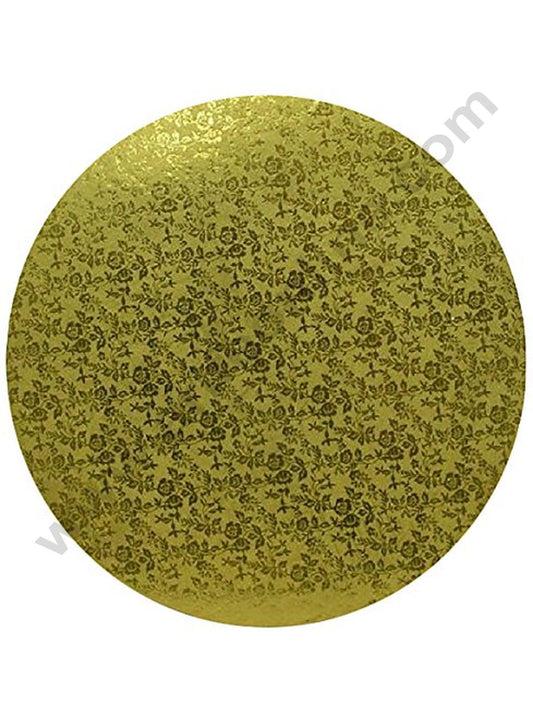Cake Decor™ Gold Round Drum Cake Board Cake Base - 18 inch