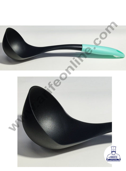 Cake Decor Nylon Ladle Spoon With Multi Colour Handle