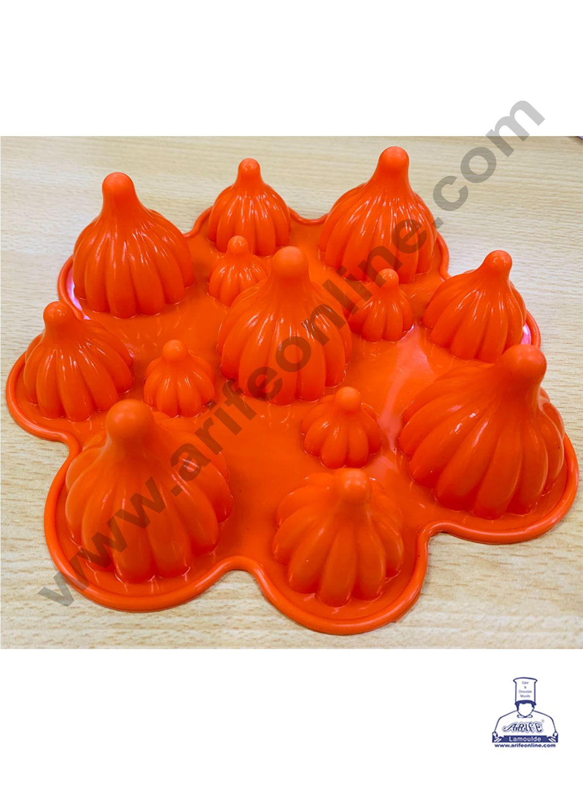 Cake Decor Modak Shape 13 Cavity Mix Size Chocolate Mould, Ganesh Chaturti Festivals
