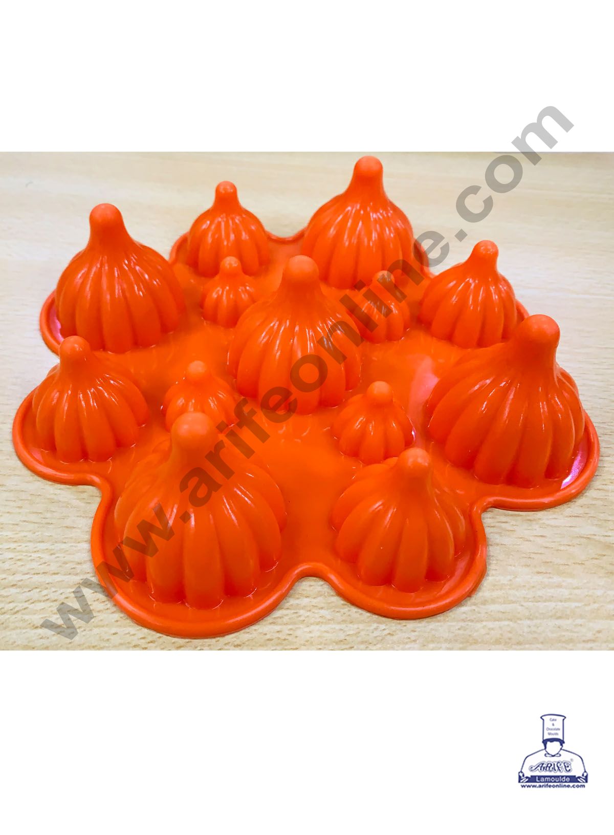 Cake Decor Modak Shape 13 Cavity Mix Size Chocolate Mould, Ganesh Chaturti Festivals