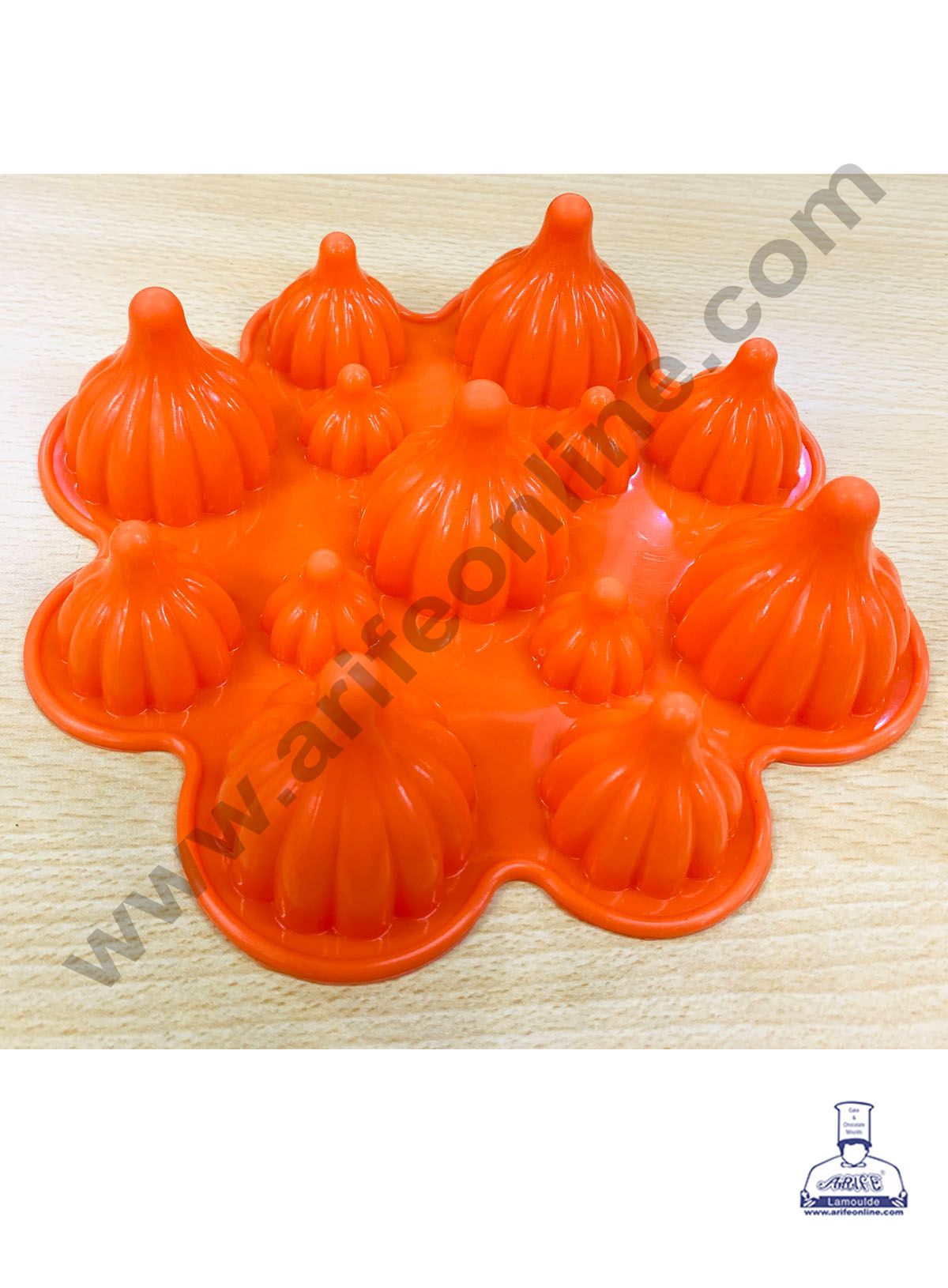 Cake Decor Modak Shape 13 Cavity Mix Size Chocolate Mould, Ganesh Chaturti Festivals