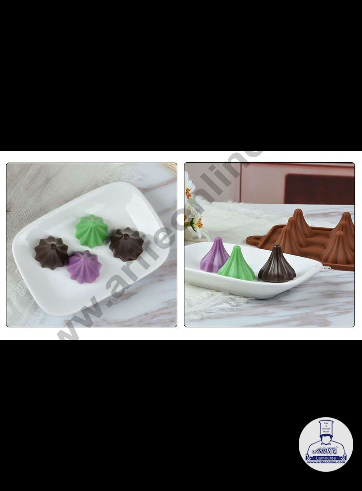 Cake Decor Modak Shape 15 Cavity Chocolate Mould, Ganesh Chaturti Festivals