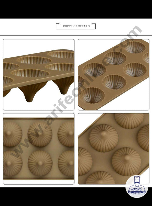 Cake Decor Modak Shape 8 Cavity Chocolate Mould, Ganesh Chaturti Festivals