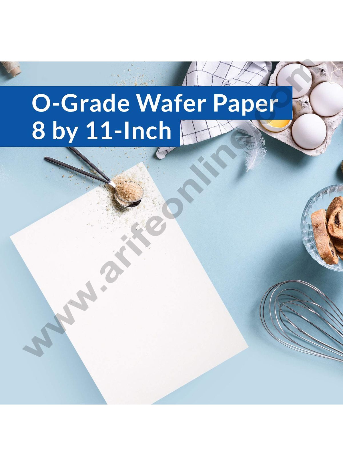 Cake Decor Oasis Supply O-Grade Wafer Paper, 8 by 11-Inch (10 Pc Pack)
