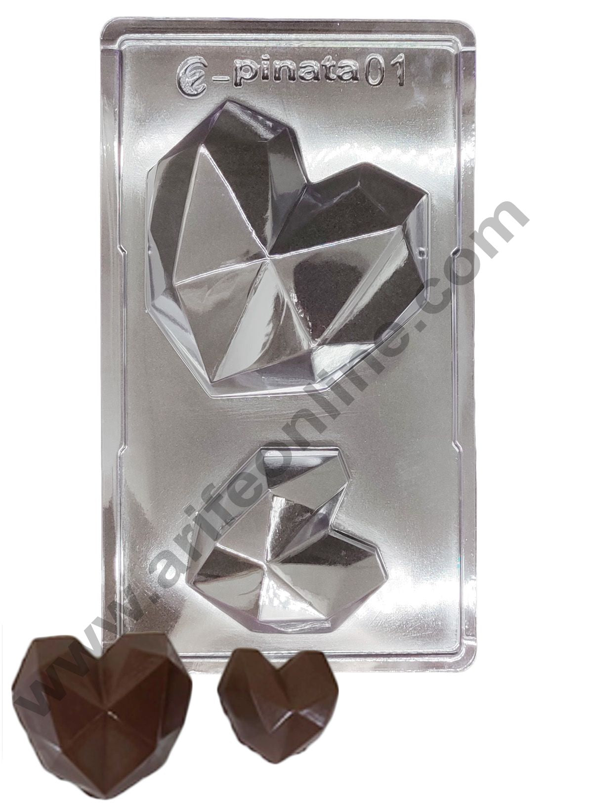 Cake Decor PVC Pinata Moulds - Heart Pinata 2 in 1 - Pinata 01
