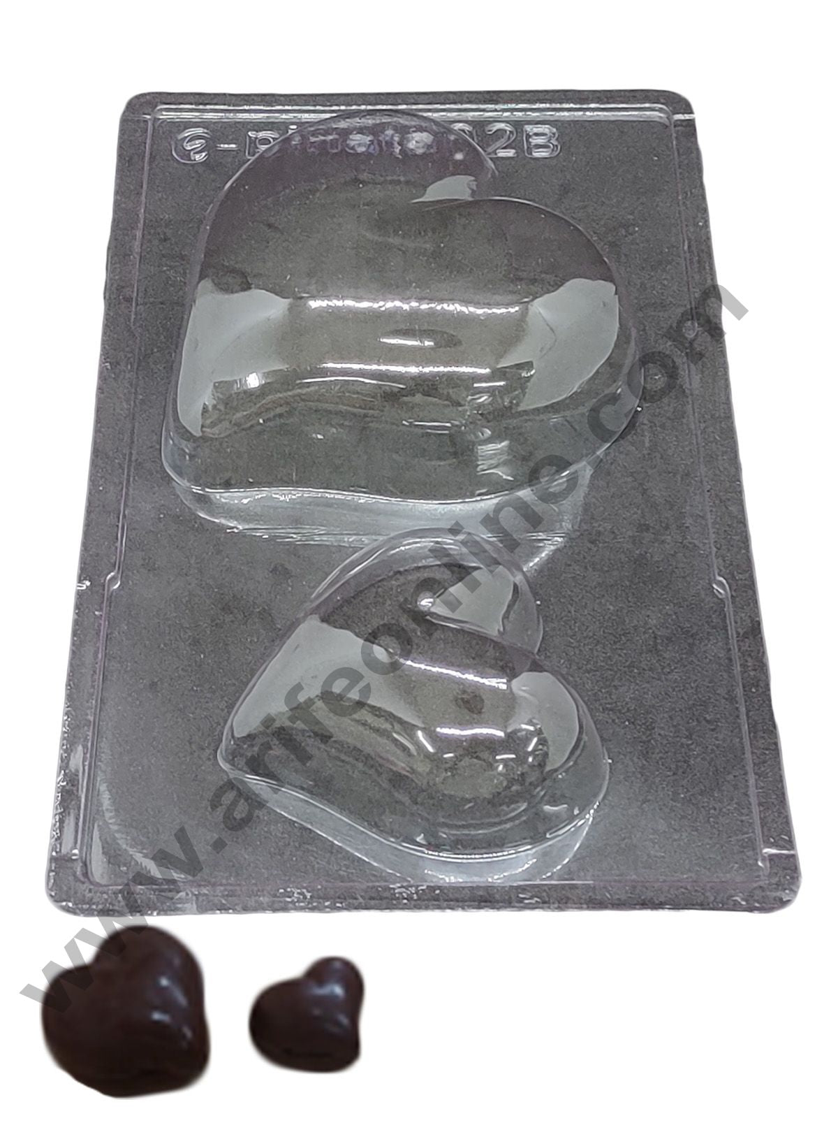 Cake Decor PVC Pinata Moulds - Plain Heart Pinata 2 Cavity - Pinata 02B