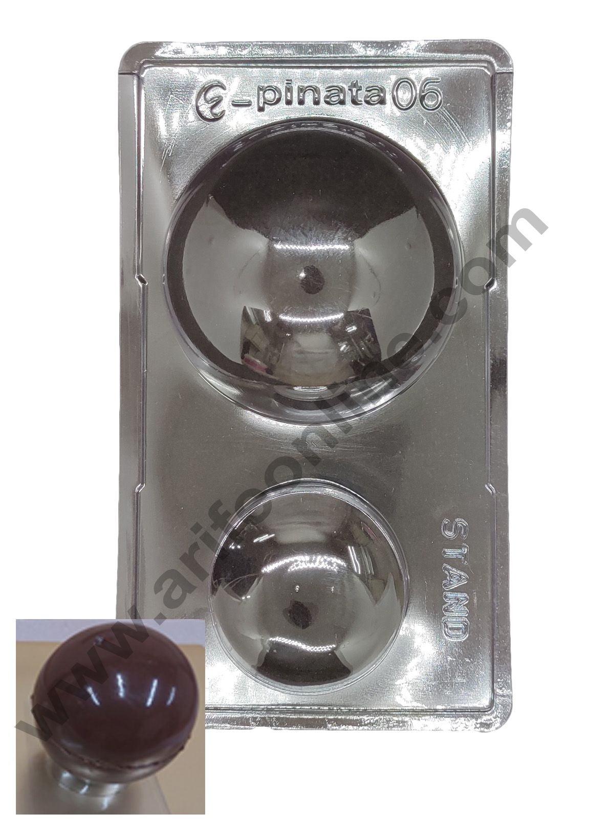 Cake Decor PVC Pinata Moulds - Round Pinata 2 in 1 Big - Pinata 06