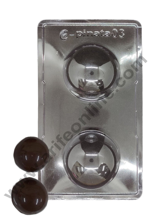 Cake Decor PVC Pinata Moulds - Round Pinata 2 in 1 - Pinata 03