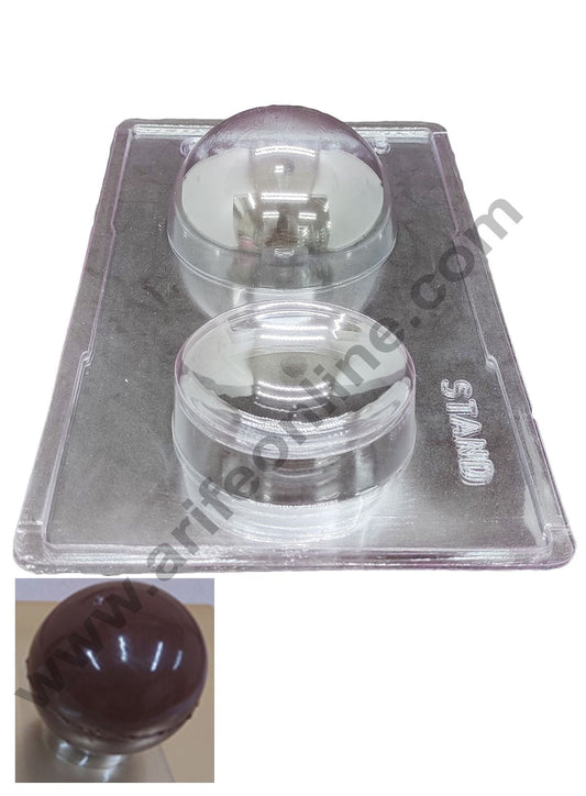 PVC Pinata Moulds - Round Small Pinata With Stand 2 Cavity  - 2 Pc Pack (MOQ 12 PCS)