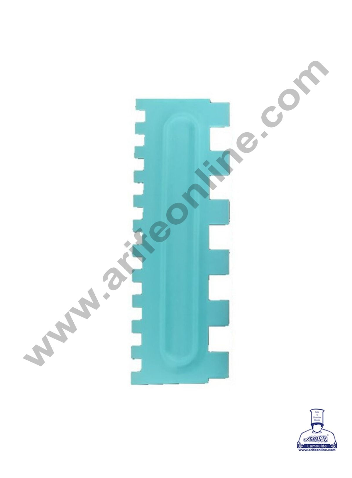 Cake Decor Plastic Icing Comb Scraper Smoother Icing Fondant Cake Decorating Tool (B-9953-17)
