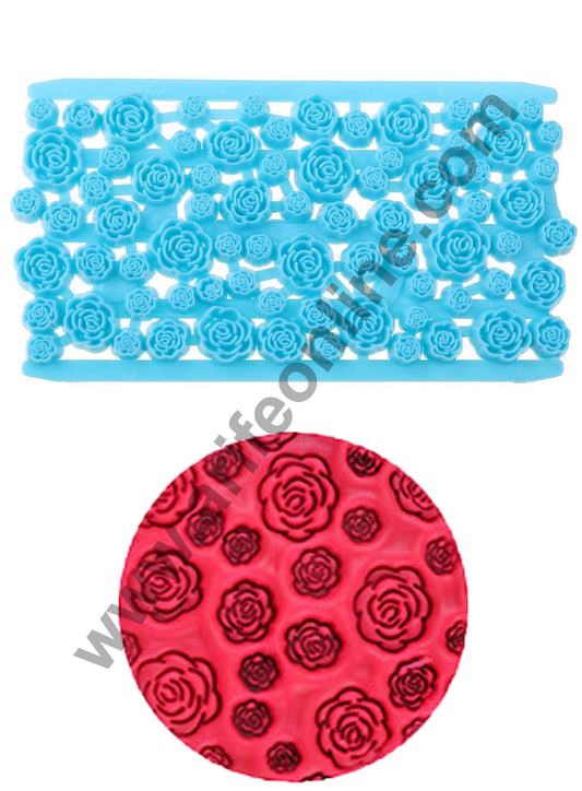 Cake Decor Plastic Rose Petal Quilt Mold Embosser Fondant Quilt Biscuit Mold Cookie Cutter For Cupcake Decoration And Cake Decorating Tools