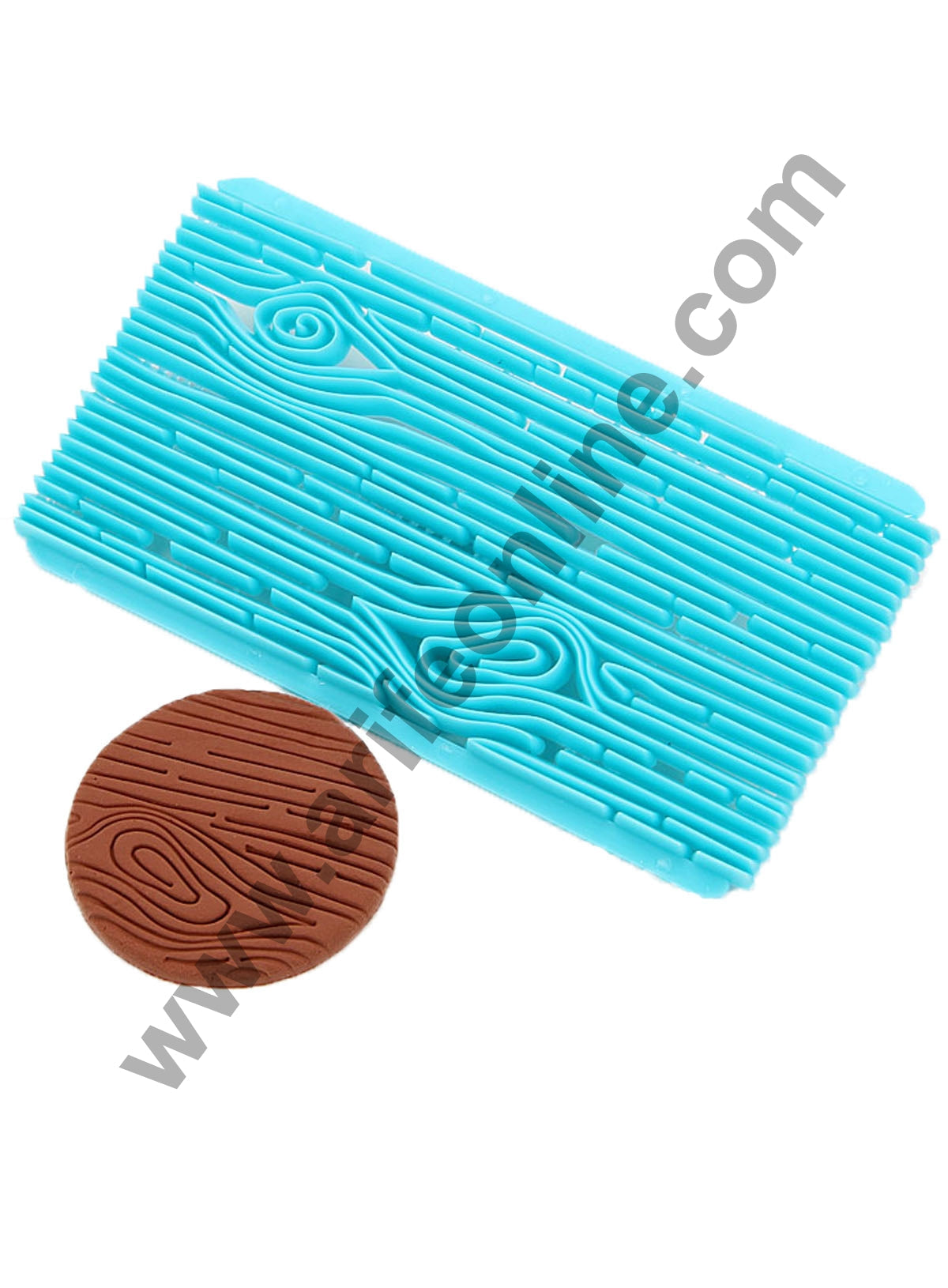 Cake Decor Plastic Tree Bark Shape Quilt Mold Embosser Fondant Quilt Biscuit Mold Cookie Cutter For Cupcake Decoration And Cake Decorating Tools