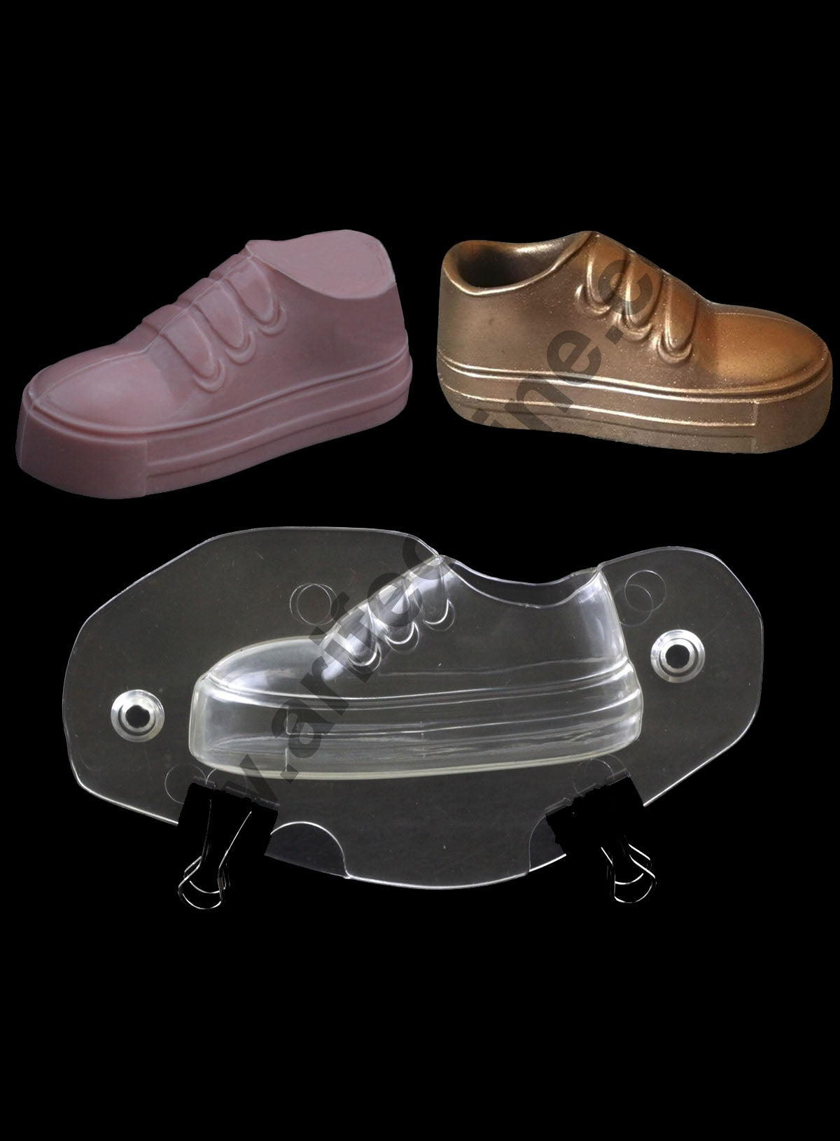 Cake Decor Polycarbonate 3D Children's Shoe Shape Chocolate Mold Cake Decorating Chocolate Mould Tools