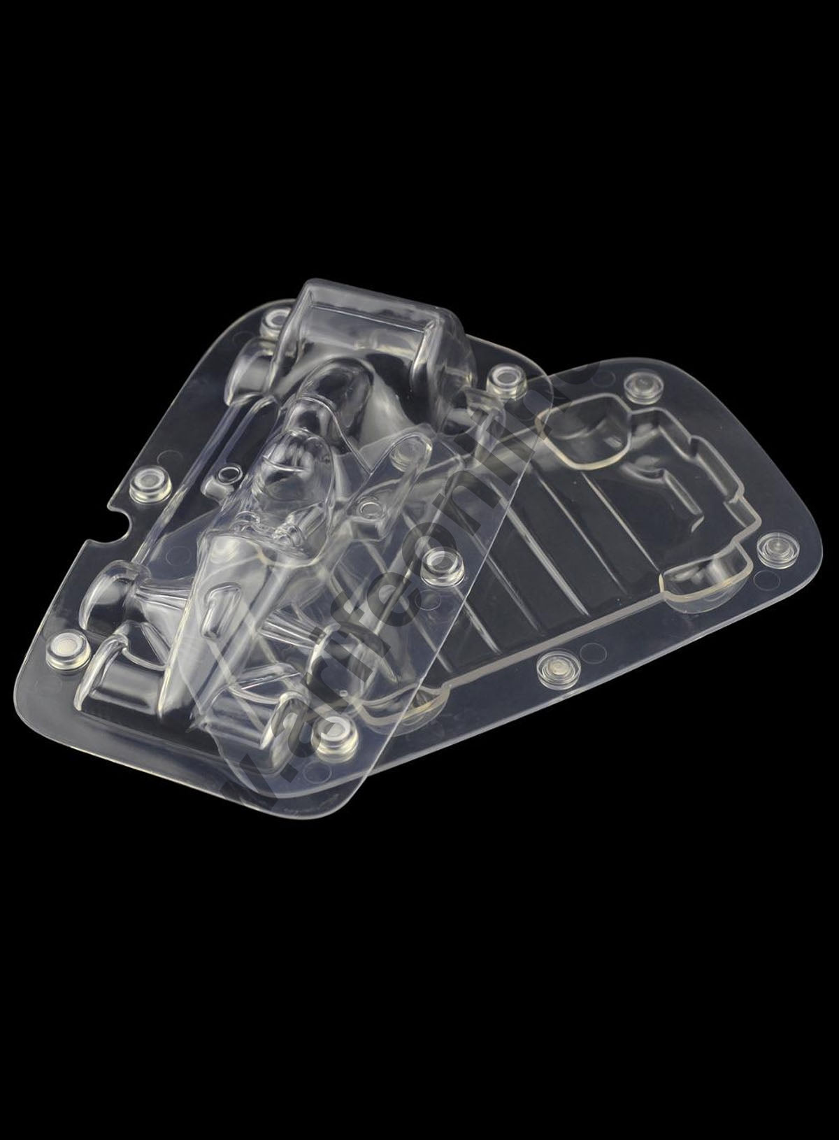 Cake Decor Polycarbonate 3D F1 Car Shape Chocolate Mold Cake Decorating Chocolate Mould Tools