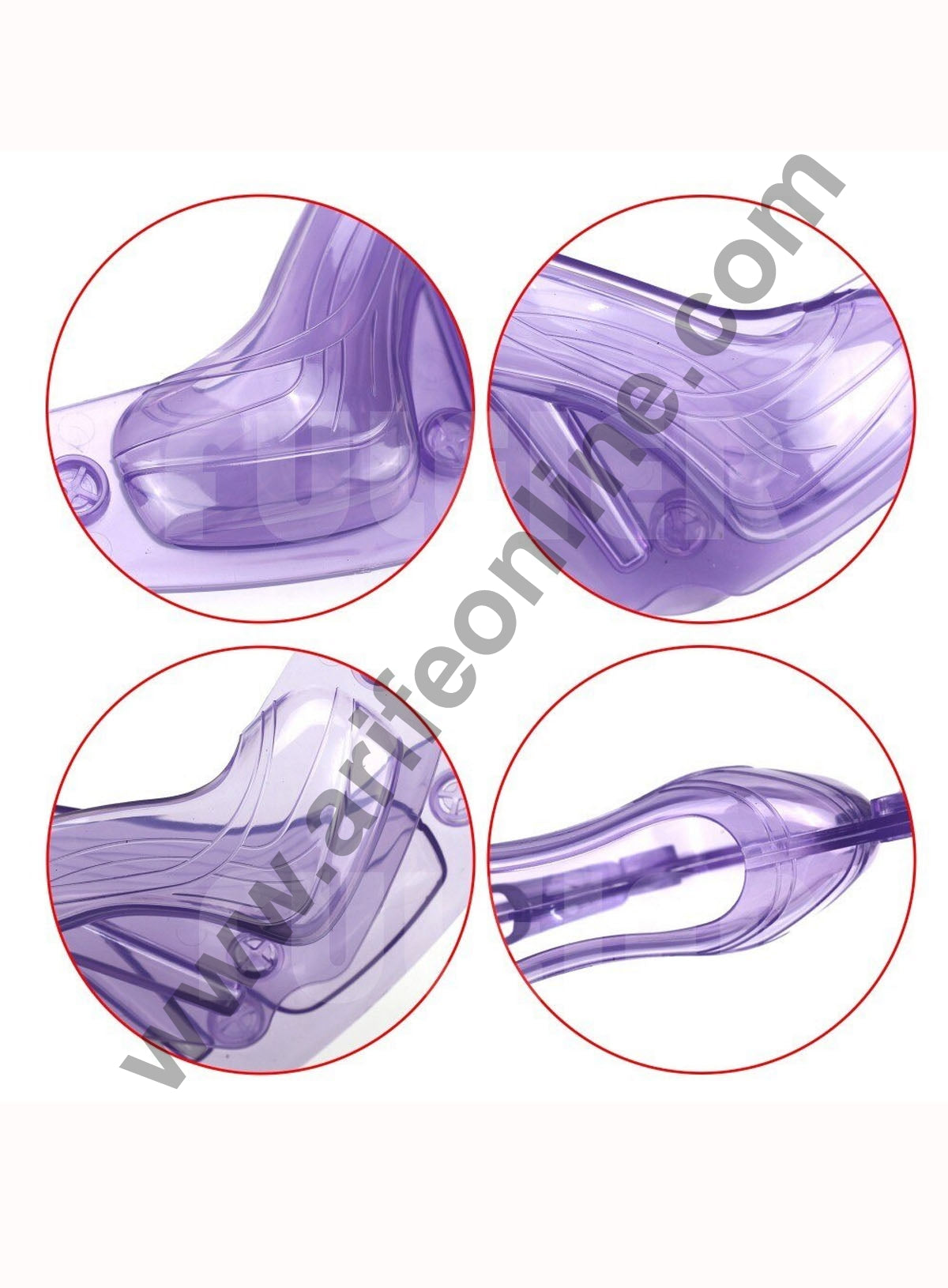 Cake Decor Polycarbonate 3D High heels Shoe Shape Chocolate Mold Cake Decorating Chocolate Mould Tools