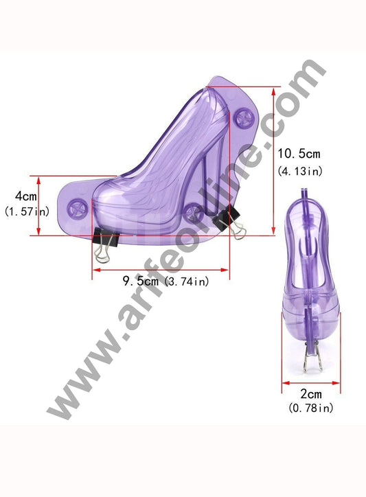 Cake Decor Polycarbonate 3D High heels Shoe Shape Chocolate Mold Cake Decorating Chocolate Mould Tools