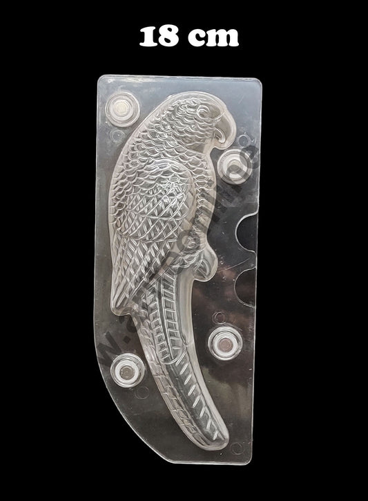 Cake Decor Polycarbonate 3D Parrot Shape Chocolate Mold Cake Decorating Chocolate Mould Tools