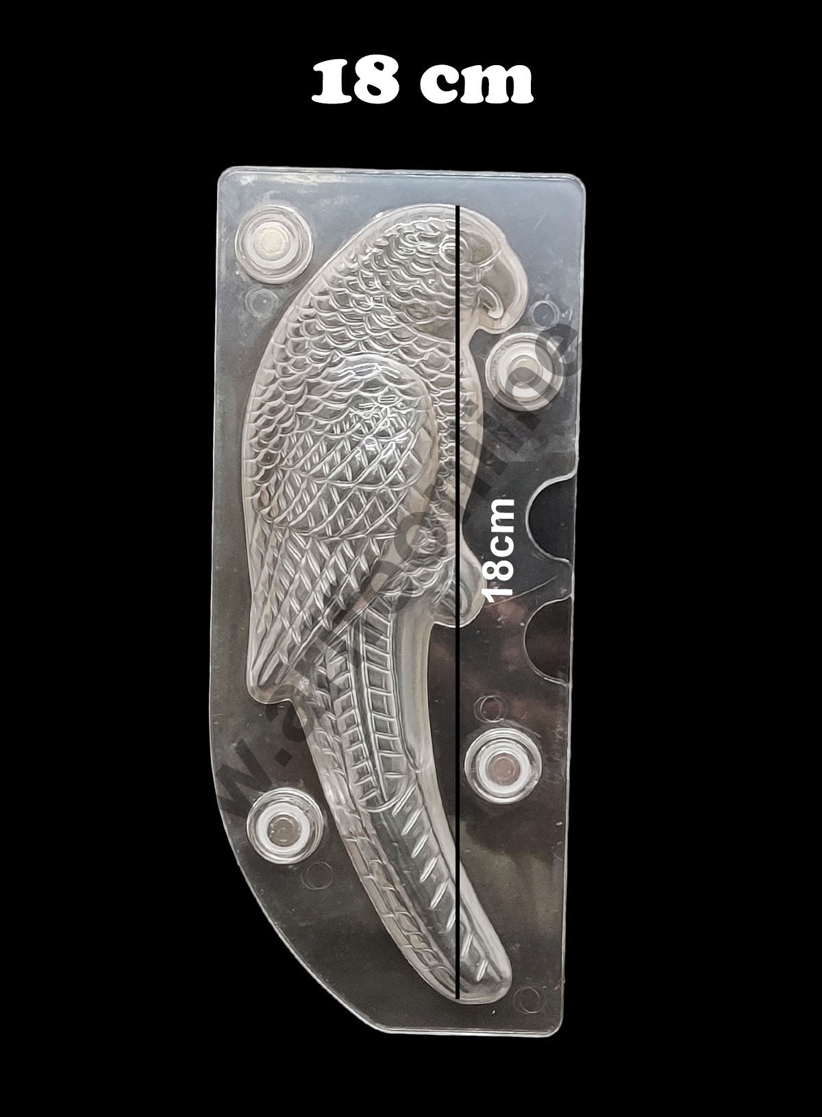 Cake Decor Polycarbonate 3D Parrot Shape Chocolate Mold Cake Decorating Chocolate Mould Tools