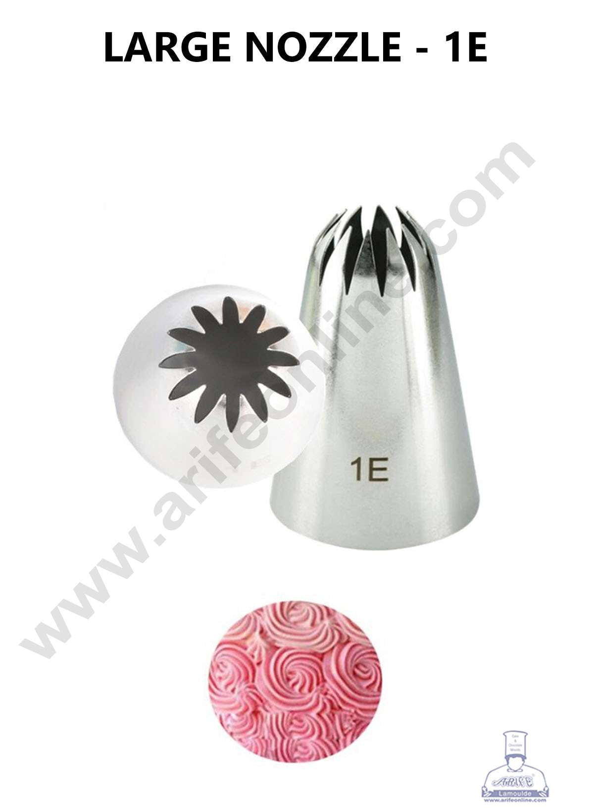 Cake Decor™ Large Nozzle - No. 1E Piping Nozzle