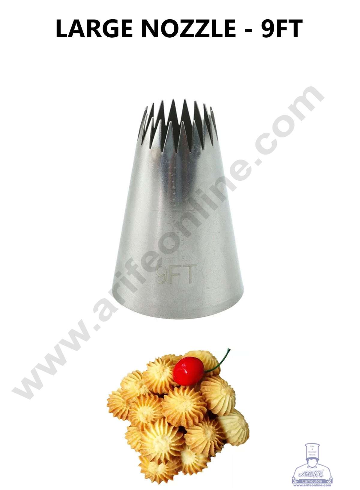 Cake Decor™ Large Nozzle - No. 9FT Piping Nozzle
