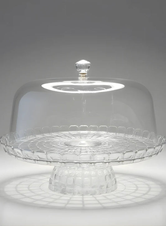 1 Pcs Big Round Acrylic Display Transparent Cake Stand (SBCS-2347-3) (MOQ 6 PCS)