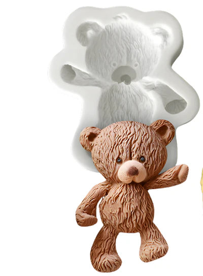 Dancing Bear Silicone Fondant/Candle Mould | Valentine's Love Mould | SB-SM-DYF7195 (MOQ 12 PCS) (OE)