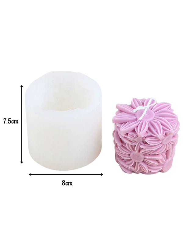 3D SunFlower Silicone Candle Mould | Soap, Wax Mould | SB-SCM-DYF7527 (MOQ 12 PCS) (AMD)
