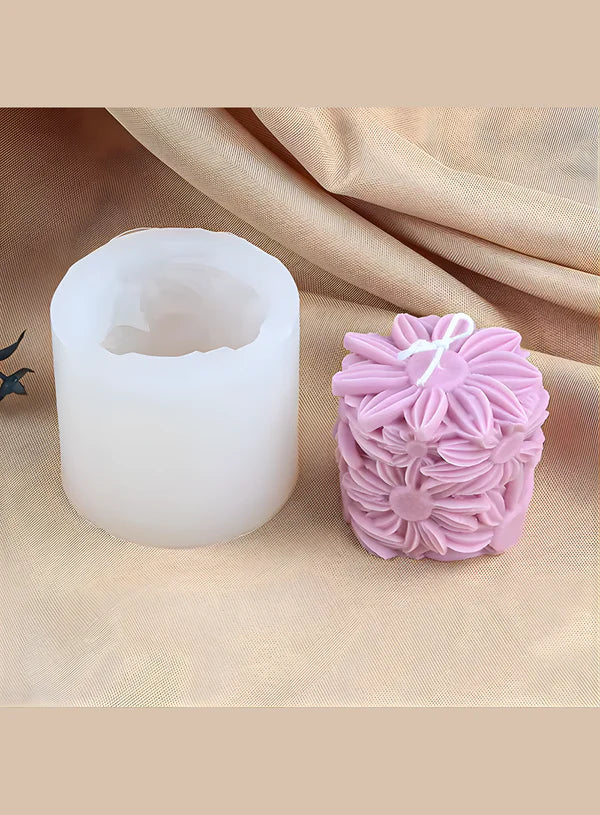 3D SunFlower Silicone Candle Mould | Soap, Wax Mould | SB-SCM-DYF7527 (MOQ 12 PCS) (AMD)
