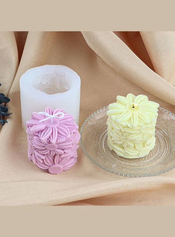 3D SunFlower Silicone Candle Mould | Soap, Wax Mould | SB-SCM-DYF7527 (MOQ 12 PCS) (AMD)