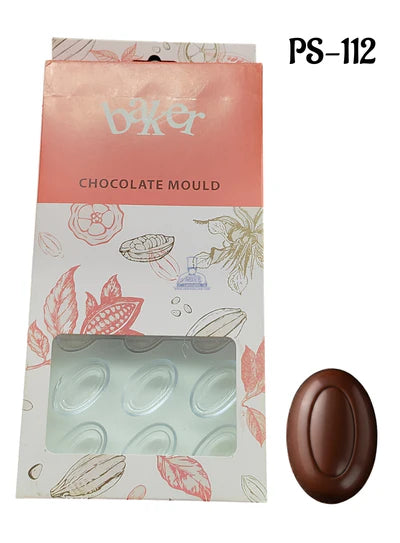 Regular Bakers 21-Cavity Oval Shape Chocolate Mold |SBPS-112|1 Piece| (MOQ 12 PCS) (ADD)