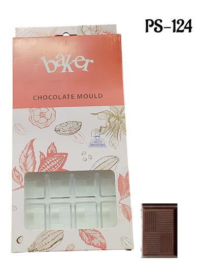 Regular Bakers 20-Cavity Polycarbonate Geometric Bar Chocolate Mould |SBPS-124|1 Piece| (MOQ 12 PCS) (ADD)