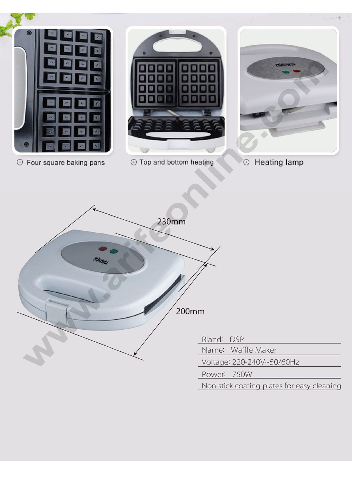 DSP Waffle Maker