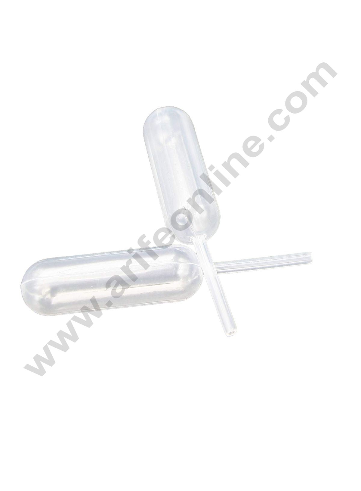 Plastic Squeeze Transfer Pipettes Suitable for Chocolate, Cupcakes, Strawberries, Ice Cream, Cakes,Pipe Shaped (4ml Pack of 12)  (MOQ 12 PKT)