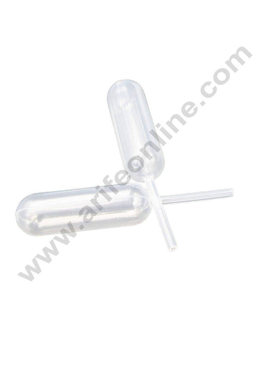 Plastic Squeeze Transfer Pipettes Suitable for Chocolate, Cupcakes, Strawberries, Ice Cream, Cakes,Pipe Shaped (4ml Pack of 12)  (MOQ 12 PKT)