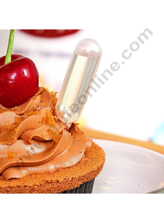 Plastic Squeeze Transfer Pipettes Suitable for Chocolate, Cupcakes, Strawberries, Ice Cream, Cakes,Pipe Shaped (4ml Pack of 12)  (MOQ 12 PKT)