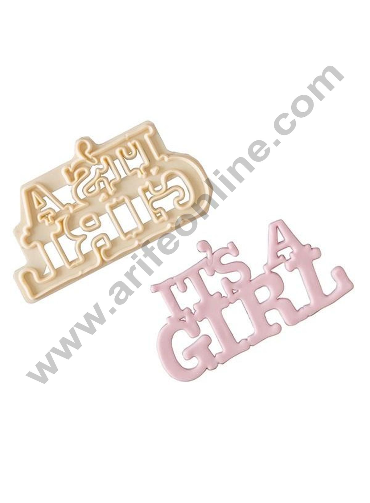 1pc It's A Girl  Cutters Fondant Tool  SBDT-3084 (MOQ 12 PCS) (RE)