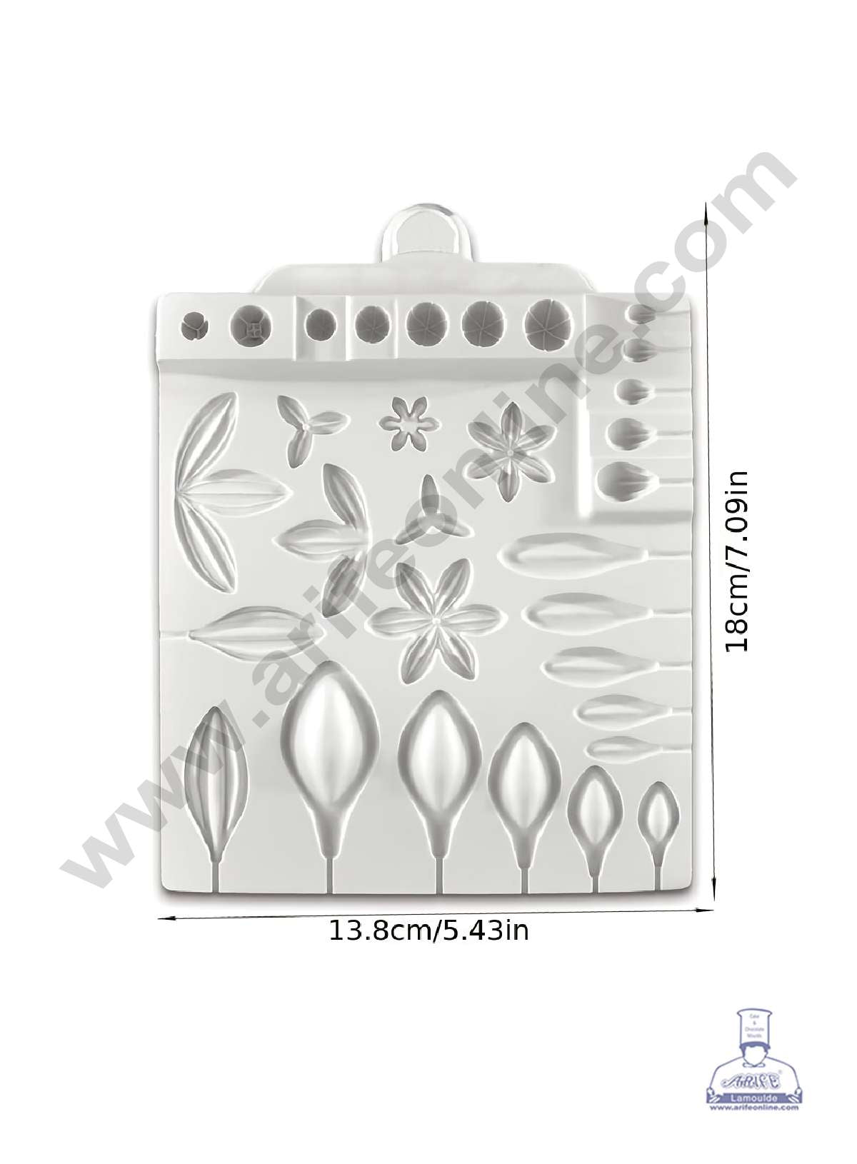 Silicon 31 Cavity Succulents Flower, Petal, Leaf Silicon Chocolate Mould Jelly Mould SBCM-DYF7276    B785    (MOQ 12 PCS) (ADD)
