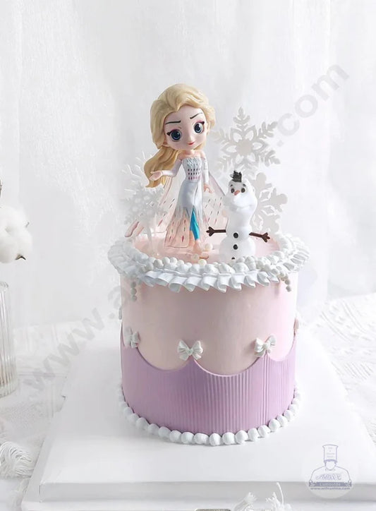 1 PC Disney Frozen Queen Elsa Doll Water Queen Princess | Doll Cake Topper | DIY Cake Decoration Accessories   SBTO-ELSA-W (MOQ 12 PCS)  (IE)