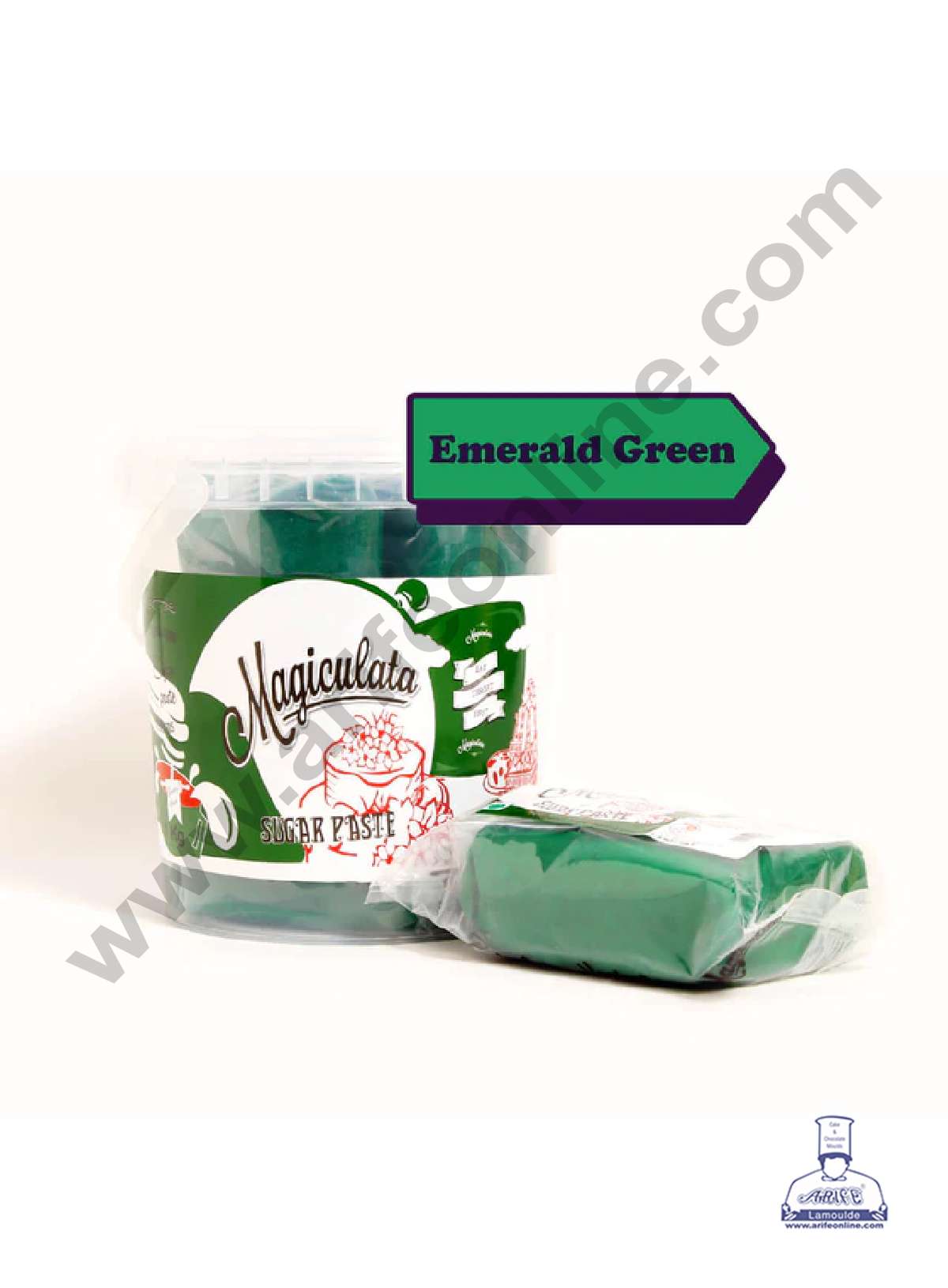 Magiculata Sugar Paste 1 Kg - Emerald Green (MOQ 6 KG ) (RLF)