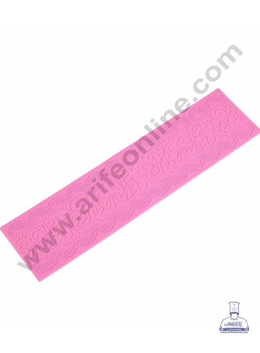 Cake Decor Silicone Cake Frame Design Lace Mould Fondant Cake Decorative Silicone Lace Mat Cake Baking Mat (SBLM-SM-2731)