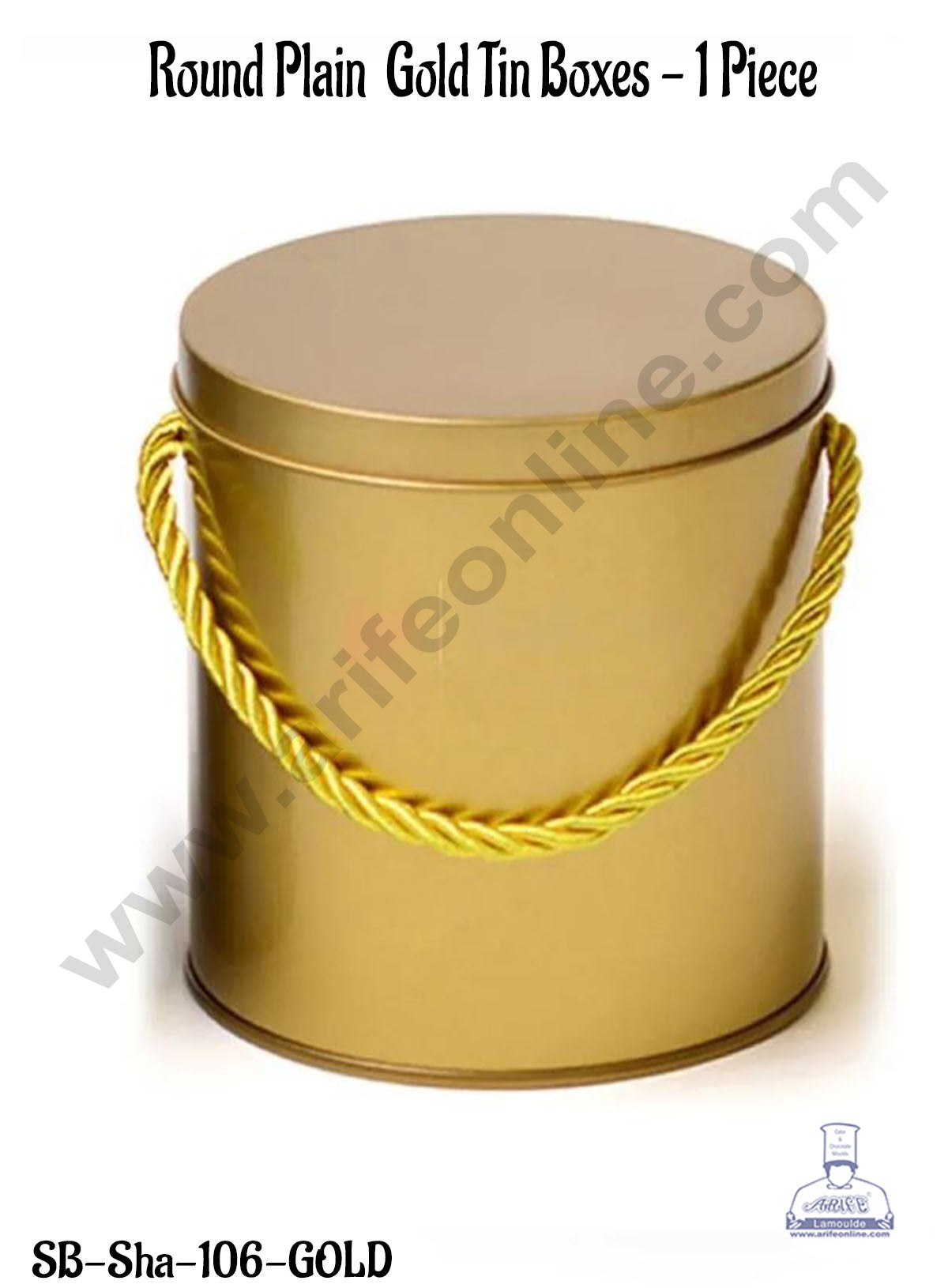 Round plain Tin Boxes -  Gift Box  Chocolate Box Jewellery Box (ME)