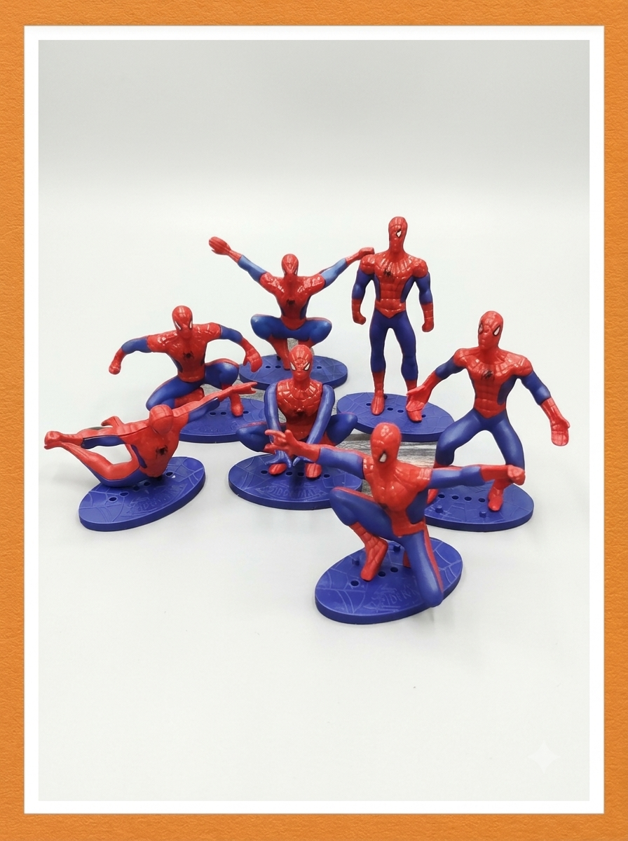 7 Pieces Spider-Man Toys EQ for Cake Toppers SBTO-035-EQ (MOQ 12 PCS) (MD)