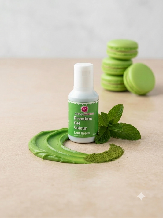7C Edible Premium Gel Color Food Colouring for Icing, Cakes Decor, Baking, Fondant Colours - Leaf Green  (MOQ 12 PCS)  (RA.24)