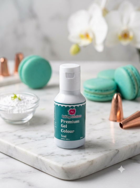 7C Edible Premium Gel Color Food Colouring for Icing, Cakes Decor, Baking, Fondant Colours - Teal  (MOQ 12 PCS)  (RA.24)