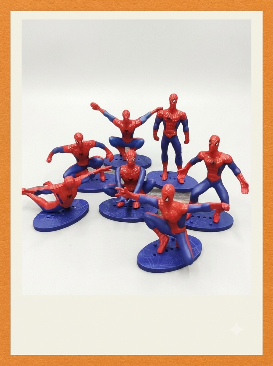 7 Pieces Spider-Man Toys EQ for Cake Toppers SBTO-035-EQ (MOQ 12 PCS) (MD)